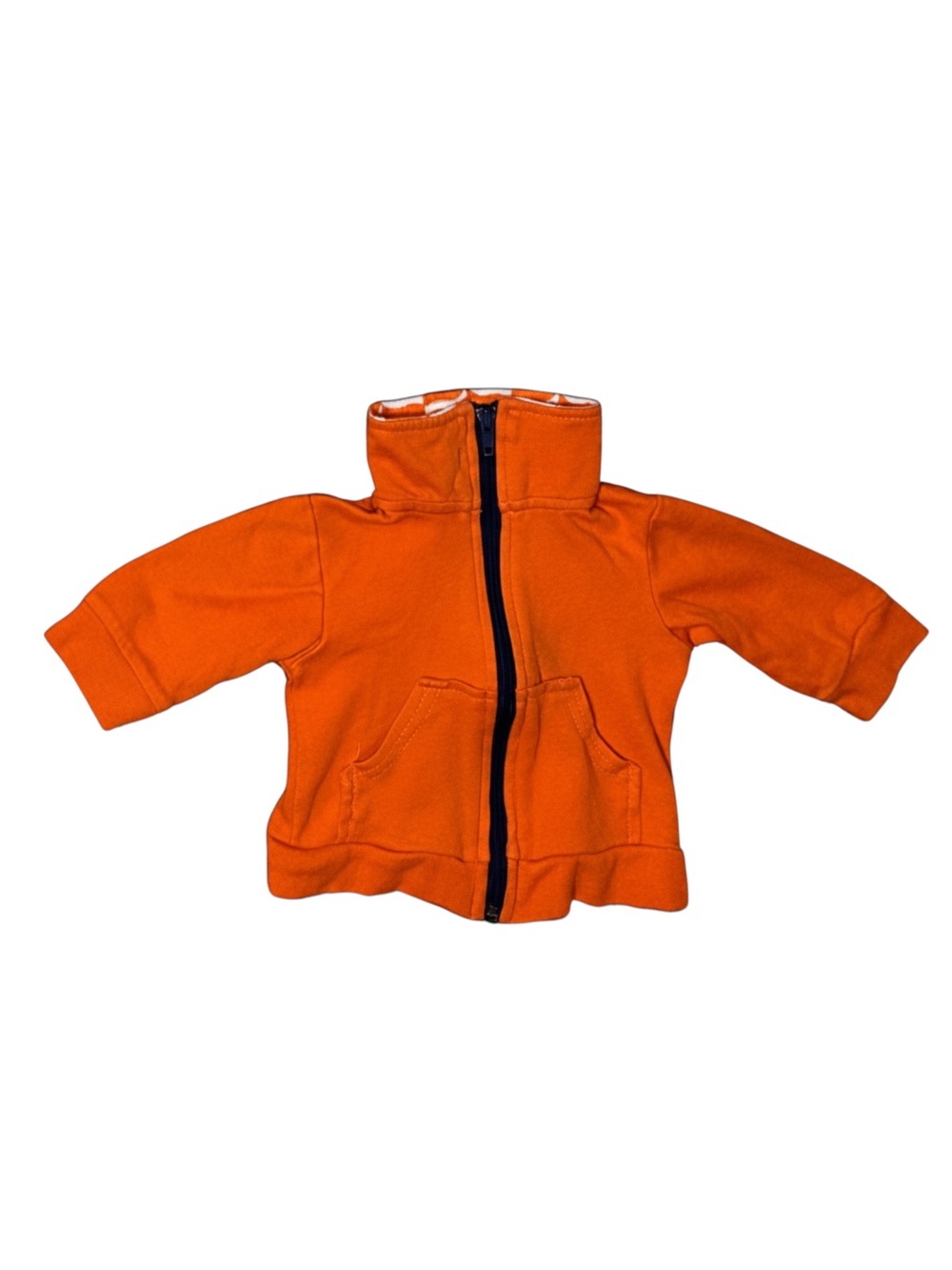 Yoga Sprout Kids Orange Zip-Front Hoodie